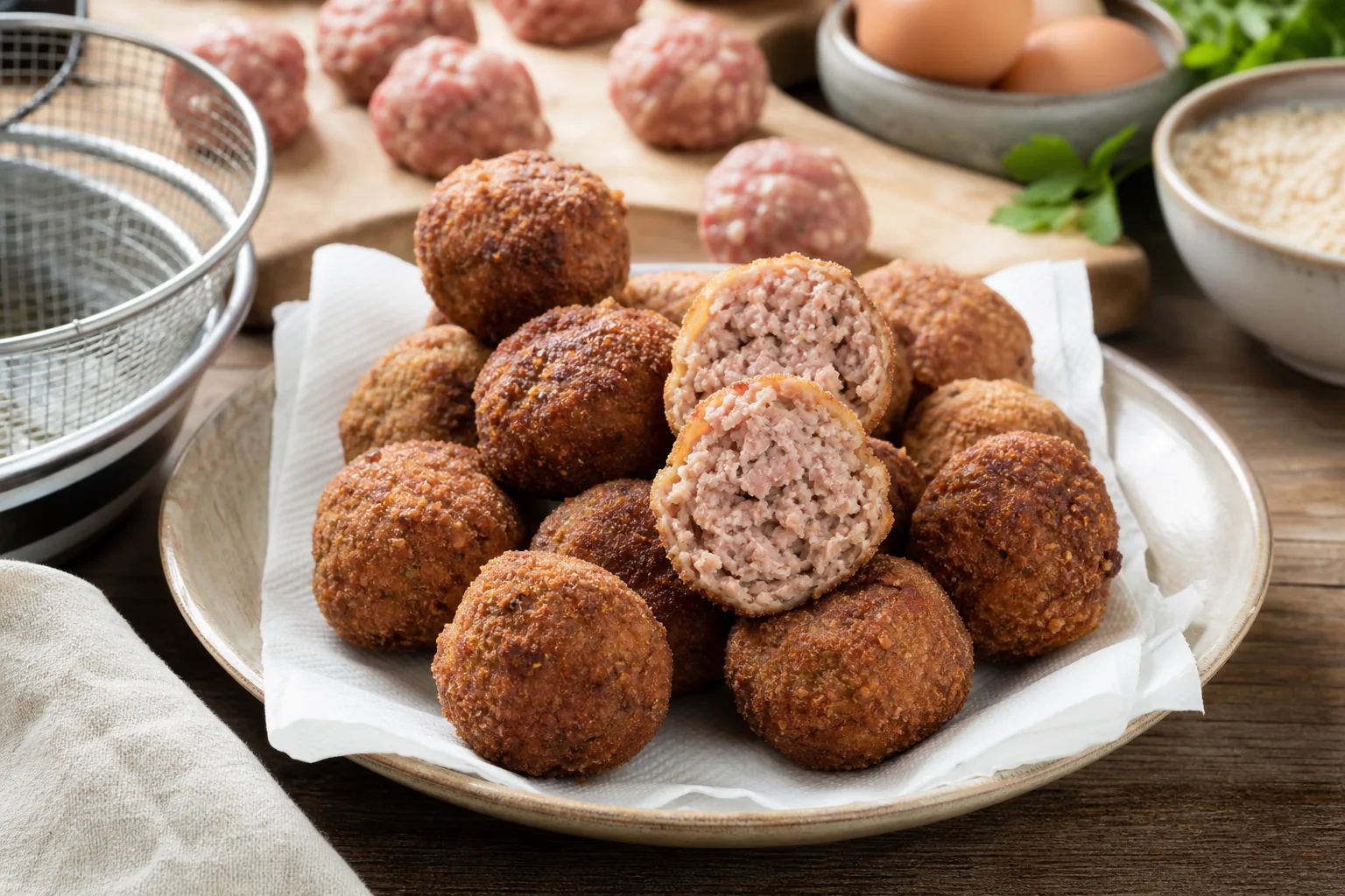 Polpette di carne fritte: la ricetta perfetta per farle morbide dentro e croccanti fuori
